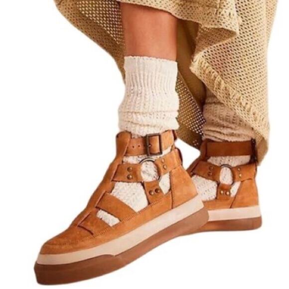 Free People Bodhi Fisher Sneakers, Size 11, New in Box MSRP $168 Sold out online - Picture 1 of 10